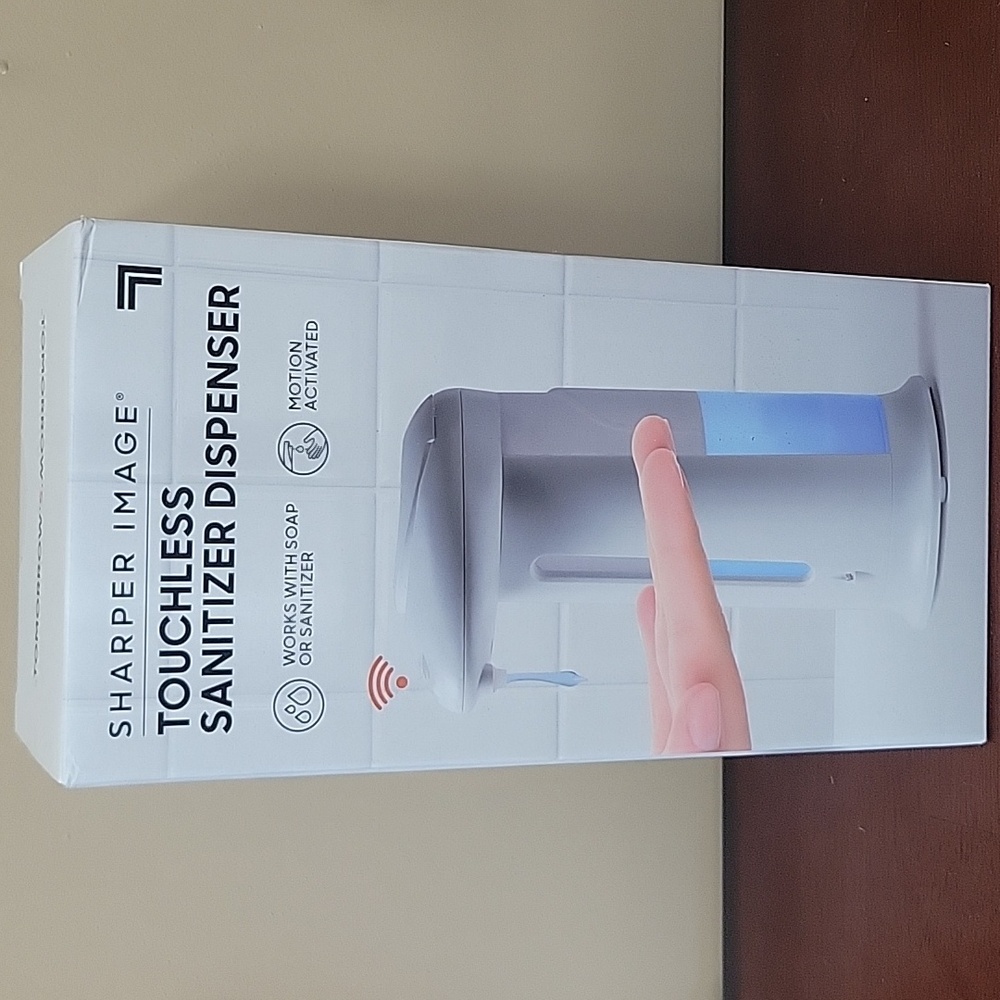 Brand New Sharper Image Touchless Sanitizer / Soap Dispenser